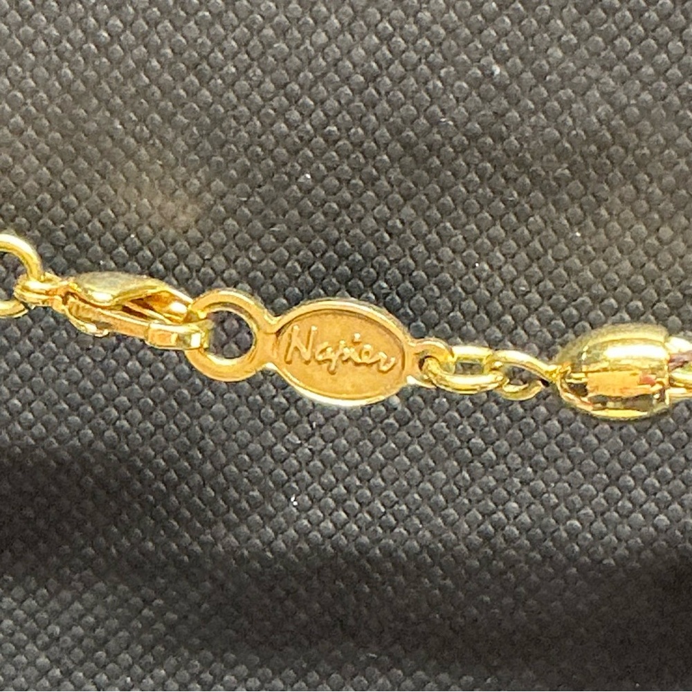 Napier Gold Necklace Elegant Rope Twist Design - Picture 2 of 3